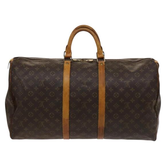 LOUIS VUITTON Monogram Keepall 55 Boston Bag M41424 - Picture 2 of 16